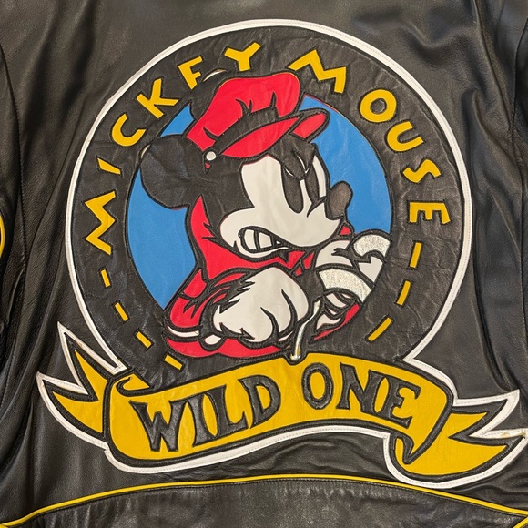 Disney Mickey Mouse Leather Jacket - Picture 4 of 14